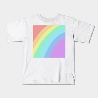 Pastel Rainbow Arch Kids T-Shirt